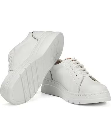 FLUCHOS ZAPATILLAS 080-F2276 EN BLANCO PARA UNISEX INDIOS LAMINADO BLANCA PLATINO
