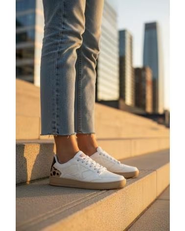 MUNICH BASKETS MUNICH LEGIT AVEC IMPRIMÉ ANIMAL WHITE