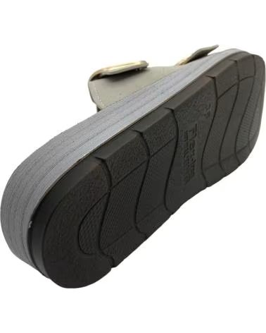 INBLU SANDÁLIA FEMININA INBLU ESTILO CHINELO CP000061 GELO COM FIVELAS DOURADAS HIELO