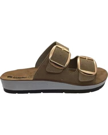 INBLU SANDALO INBLU DONNA CP000061 FIBBIE DORATE ECOPELLE ARENA