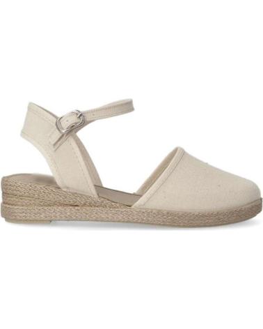 BATILAS ALPARGATAS DE YUTE CON TIRA AL TOBILLO PARA MUJER BEIG