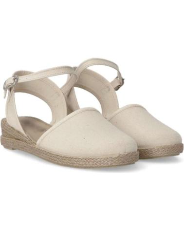 BATILAS ALPARGATAS DE YUTE CON TIRA AL TOBILLO PARA MUJER BEIG
