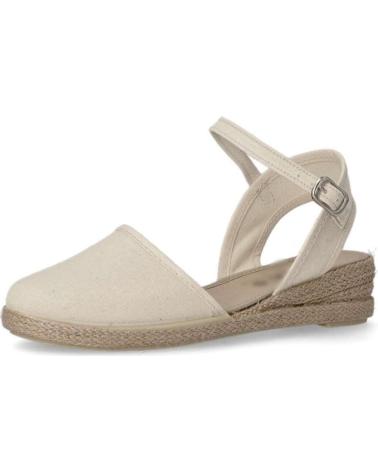 BATILAS ALPARGATAS DE YUTE CON TIRA AL TOBILLO PARA MUJER BEIG