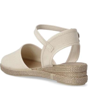 BATILAS ALPARGATAS DE YUTE CON TIRA AL TOBILLO PARA MUJER BEIG