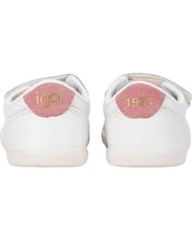 IGOR Zapatillas 10222-W10325 en blanco para ninos unisex BLANCO