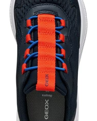 GEOX GEOX LEINENSCHUHE FÜR JUNGEN J56NQC C0735 BLAU AZUL
