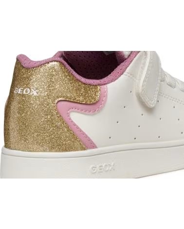 GEOX TÊNIS GEOX J36LRA INFANTIL FEMININO COM VELCRO BLANCO