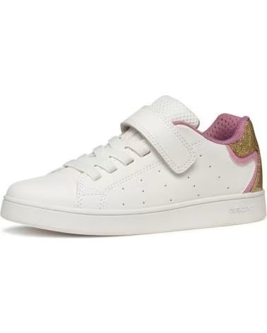 GEOX TÊNIS GEOX J36LRA INFANTIL FEMININO COM VELCRO BLANCO