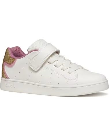 GEOX TÊNIS GEOX J36LRA INFANTIL FEMININO COM VELCRO BLANCO