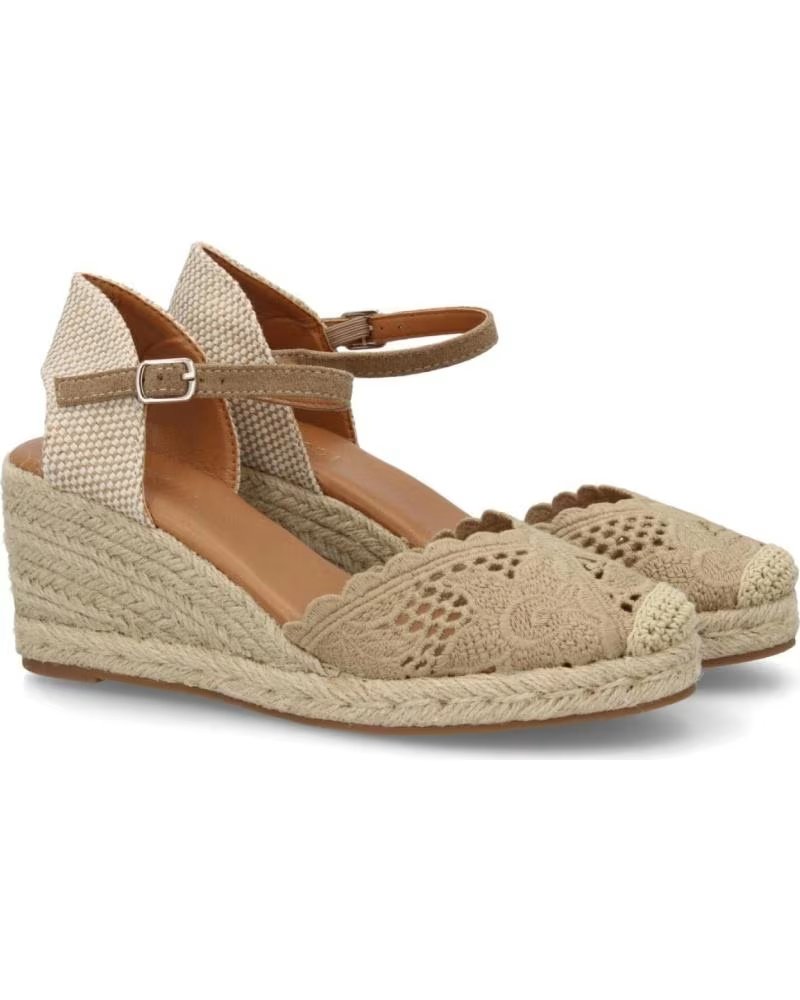 SPORT3PUNTO0 ESPARTOZ-KEILABSATZSCHUHE MIT KNÖCHELRIEMEN VARIOS COLORES