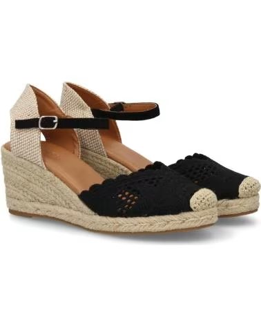 SPORT3PUNTO0 ESPADRILLES ANABELA PRETA COM ALÇA VARIOS COLORES