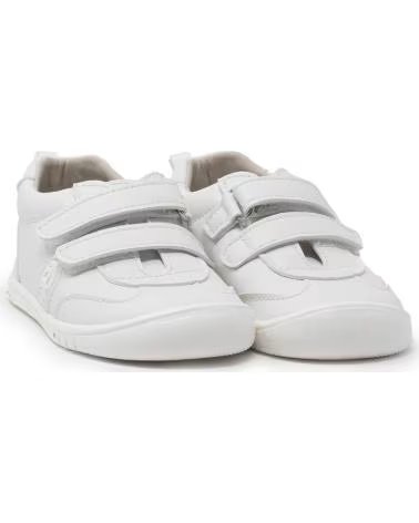 PIRUFIN ZAPATILLAS DEPORTIVAS PIRUFLEX CON DOBLE VELCRO PARA NIÑO BLANCO BLANCO