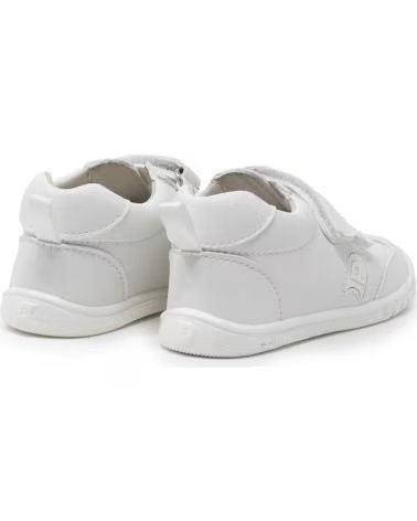 PIRUFIN ZAPATILLAS DEPORTIVAS PIRUFLEX CON DOBLE VELCRO PARA NIÑO BLANCO BLANCO