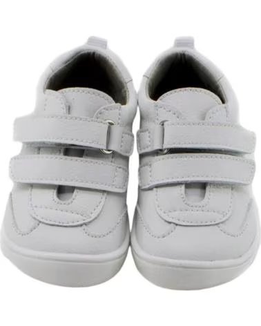 PIRUFIN ZAPATILLAS DEPORTIVAS PIRUFLEX CON DOBLE VELCRO PARA NIÑO BLANCO BLANCO