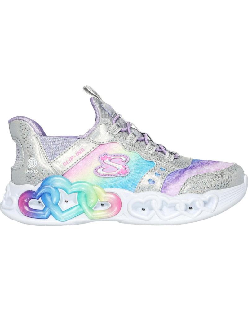 SKECHERS ZAPATILLAS DEPORTIVAS NINA 303755L SMLT MULTICOLOR