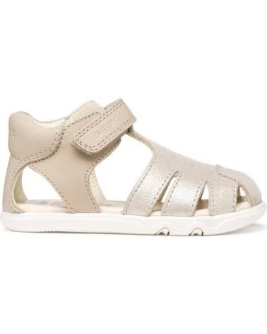 GEOX SANDALIAS NINA MODELO B SANDAL STEPPIEUP COLOR ORO C5000