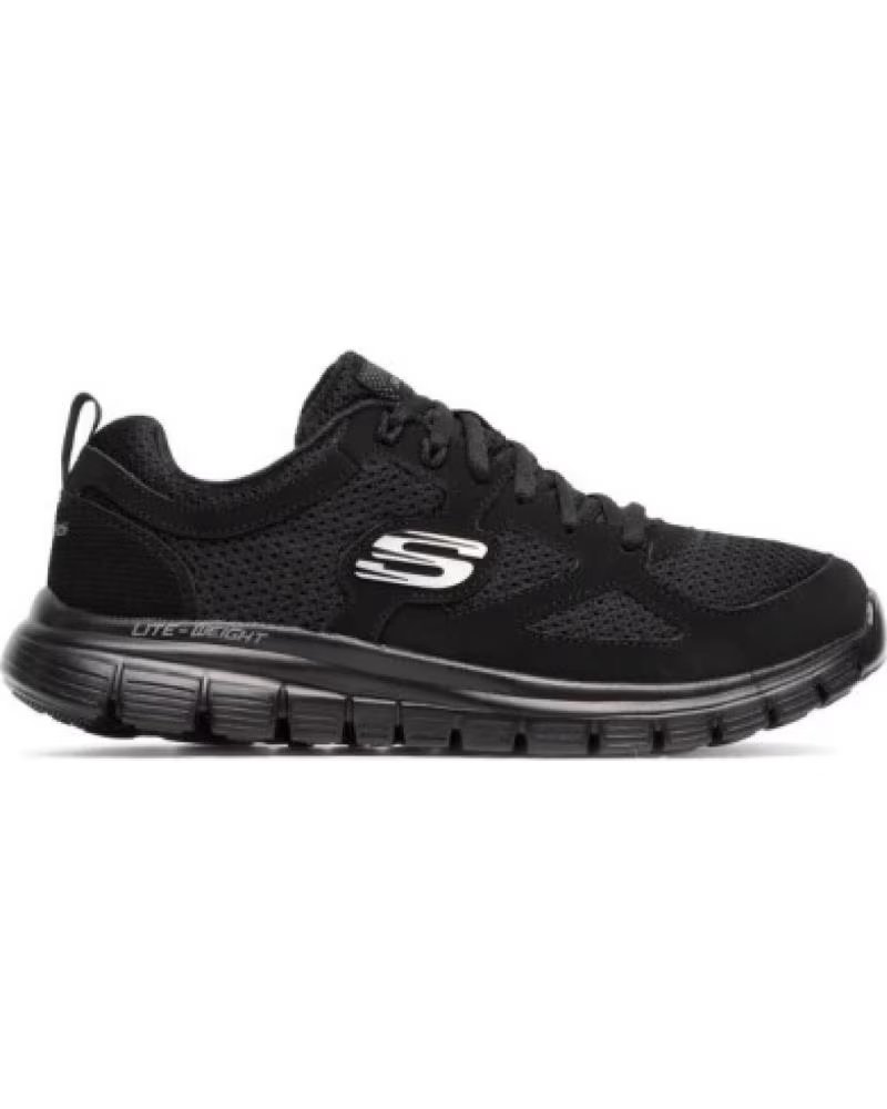 SKECHERS Zapatillas en color negro para hombre NEGRO