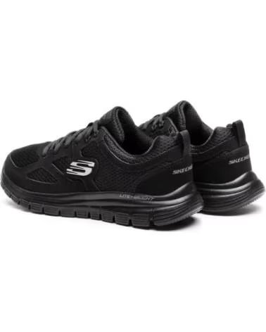SKECHERS Zapatillas en color negro para hombre NEGRO