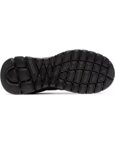 SKECHERS Zapatillas en color negro para hombre NEGRO