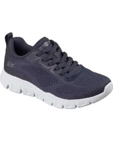 SKECHERS ZAPATILLAS DE RUNNING 117700-DKNV EN NEGRO PARA HOMBRE DARK NAVY KNIT