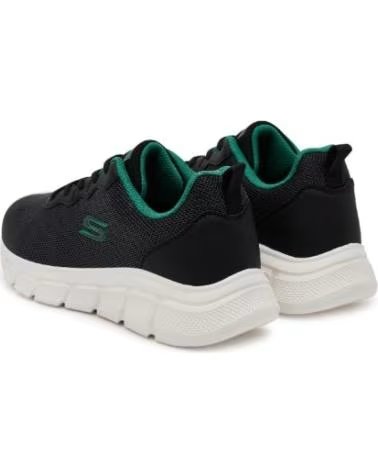 SKECHERS ZAPATILLAS 118109BLK EN NEGRO PARA HOMBRE BLACK MESH