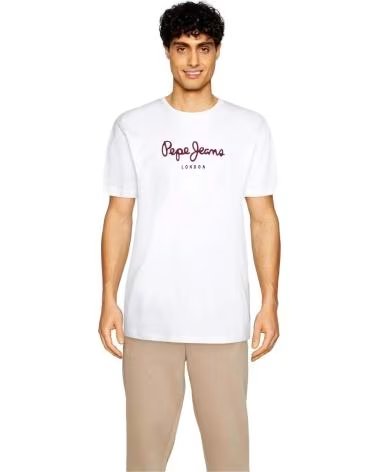 Accueil-PEPE-JEANS-CAMISETA-DE-MANGA-CORTA-PARA-UNISEX-BLANCO