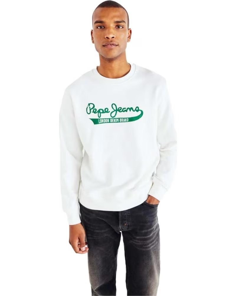 PEPE JEANS FELPA PEPE JEANS UOMO BIANCA BLANCO