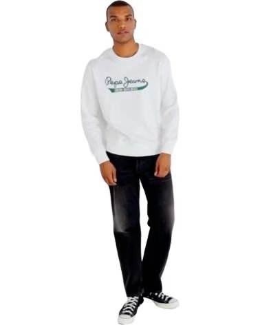 PEPE JEANS FELPA PEPE JEANS UOMO BIANCA BLANCO