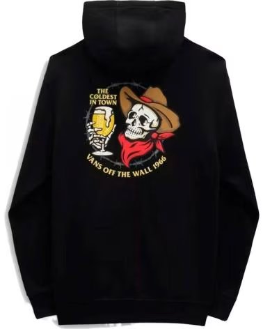 VANS OFF THE WALL SUDADERA CON CAPUCHA VANS EN PARA HOMBRE NEGRO