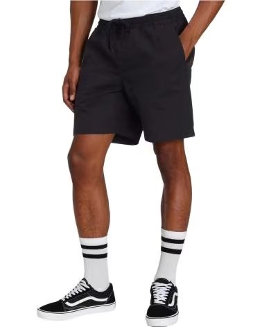 VANS OFF THE WALL VANS "OFF THE WALL" BLACK SHORTS FOR MEN NEGRO