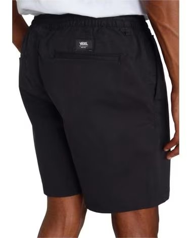VANS OFF THE WALL VANS "OFF THE WALL" BLACK SHORTS FOR MEN NEGRO