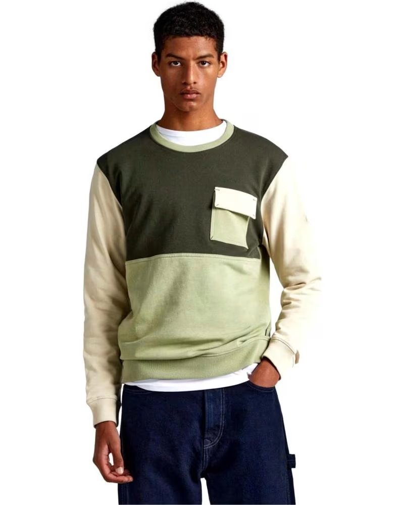 PEPE JEANS FELPA PEPE JEANS DA UOMO VERDE VERDE