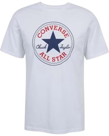 CAMISETA CONVERSE ALL STAR LOGO MANGA CORTA UNISEX BLANCO