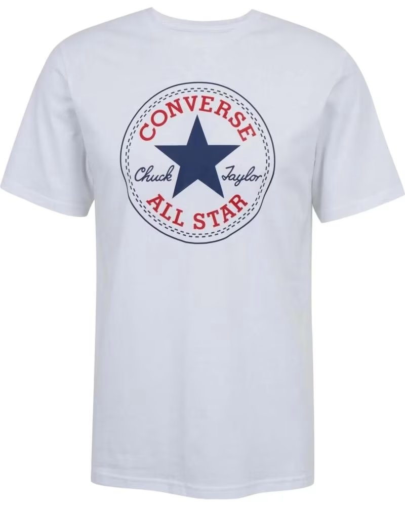 CAMISETA CONVERSE ALL STAR LOGO MANGA CORTA UNISEX BLANCO