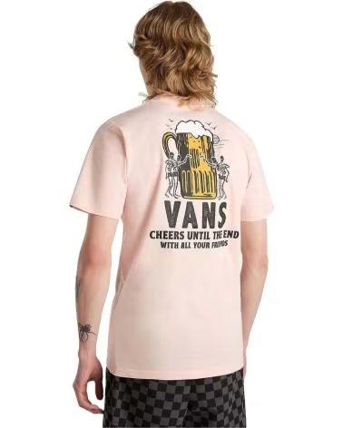 VANS OFF THE WALL VANS OFF THE WALL KURZARMSHIRT FÜR HERREN ROSA ROSA