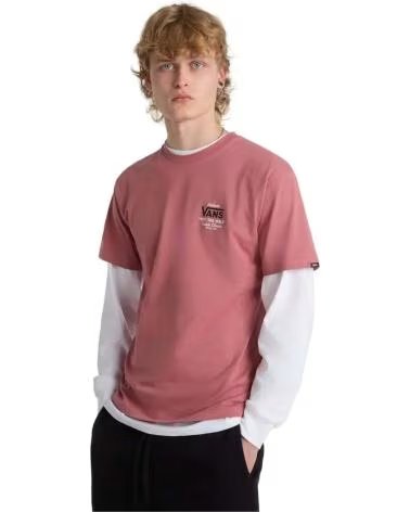 VANS OFF THE WALL CAMISETA VANS "OFF THE WALL" MANGA CORTA PARA HOMBRE ROSA