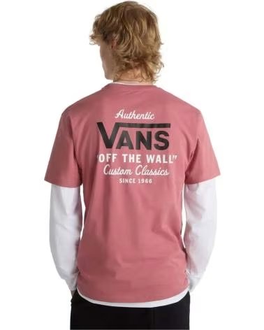 VANS OFF THE WALL CAMISETA VANS "OFF THE WALL" MANGA CURTA MASCULINA ROSA
