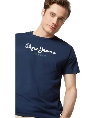 PEPE JEANS T-SHIRT PEPE JEANS À MANCHES COURTES POUR HOMME AZUL