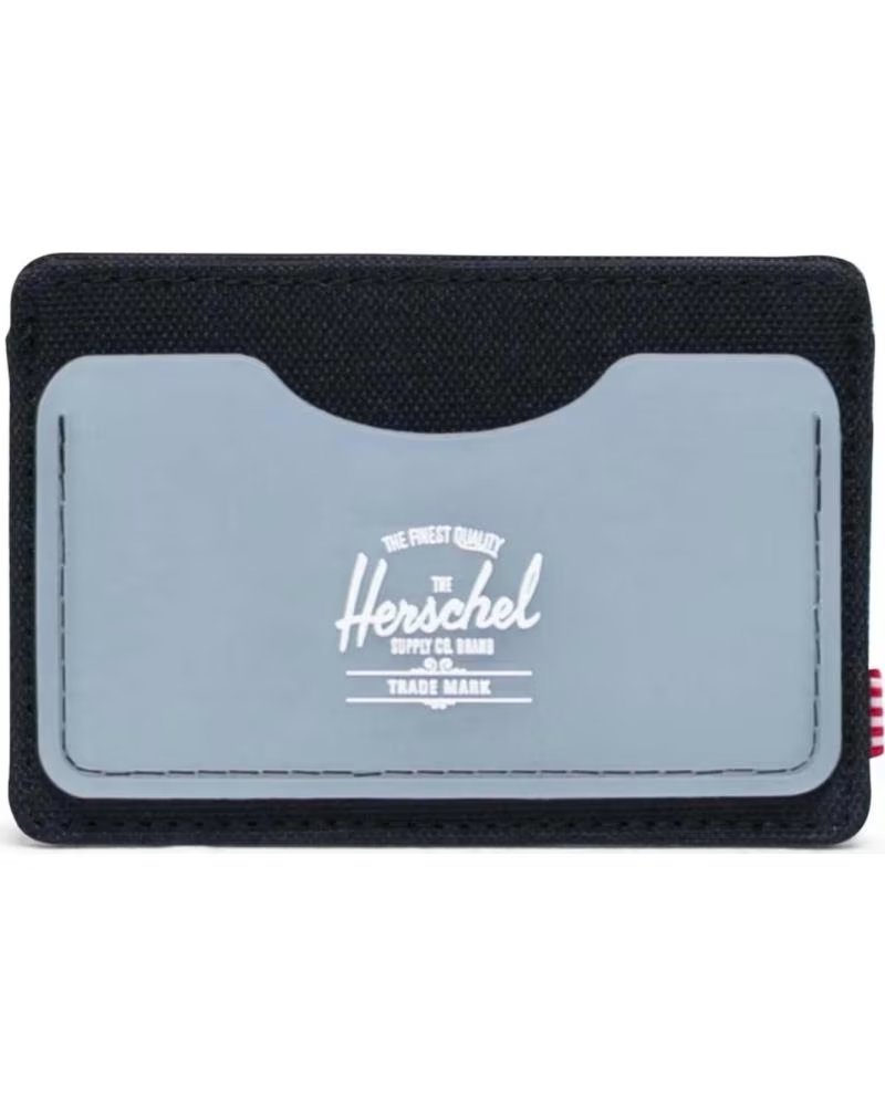 HERSCHEL CARTEIRA HERSCHEL CARTER PARA UNISSEX, PRETO E CINZA MULTICOLOR