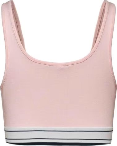 TOMMY HILFIGER TOMMY HILFIGER BIO-BAUMWOLL-SPORT-BH MIT LOGO FÜR DAMEN ROSA