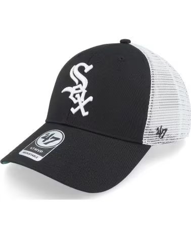47 BRAND 47 BRAND CHICAGO WHITE SOX TRUCKER CAP BLACK UNISEX NEGRO