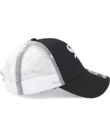 47 BRAND 47 BRAND CHICAGO WHITE SOX TRUCKER CAP BLACK UNISEX NEGRO