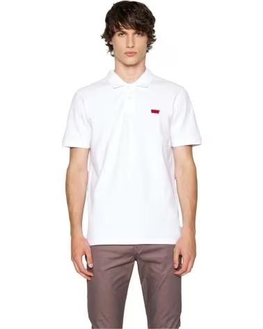 LEVIS LEVIS MEN´S SHORT SLEEVE POLO SHIRT WHITE BLANCO