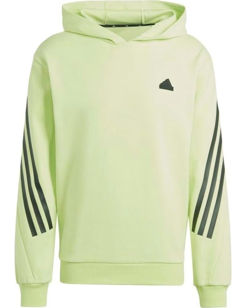 ADIDAS FELPA CON CAPPUCCIO ADIDAS FUTURE ICONS 3-STRIPES DA UOMO VERDE