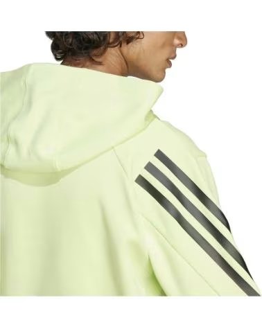 ADIDAS FELPA CON CAPPUCCIO ADIDAS FUTURE ICONS 3-STRIPES DA UOMO VERDE