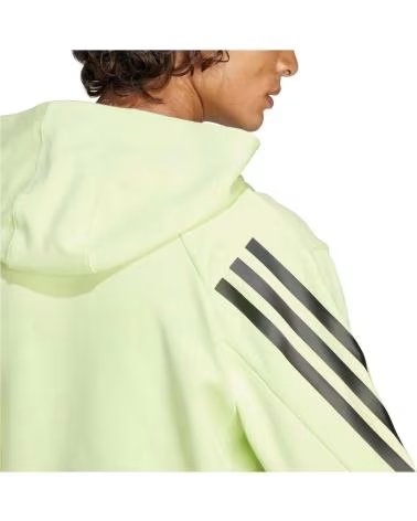 ADIDAS FELPA CON CAPPUCCIO ADIDAS FUTURE ICONS 3-STRIPES DA UOMO VERDE
