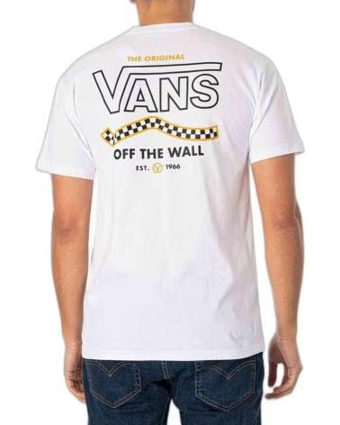 VANS OFF THE WALL MEN´S WHITE VANS OFF THE WALL SHORT SLEEVE T-SHIRT BLANCO