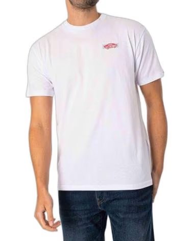 VANS OFF THE WALL T-SHIRT VANS OFF THE WALL A MANICHE CORTE DA UOMO BLANCO