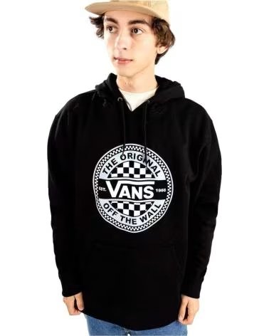 VANS OFF THE WALL SUDADERA VANS "OFF THE WALL" NEGRA PARA HOMBRE NEGRO