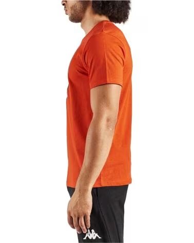 KAPPA CAMISETA KAPPA DE MANGA CORTA PARA HOMBRE CON LOGO RETRO NARANJA